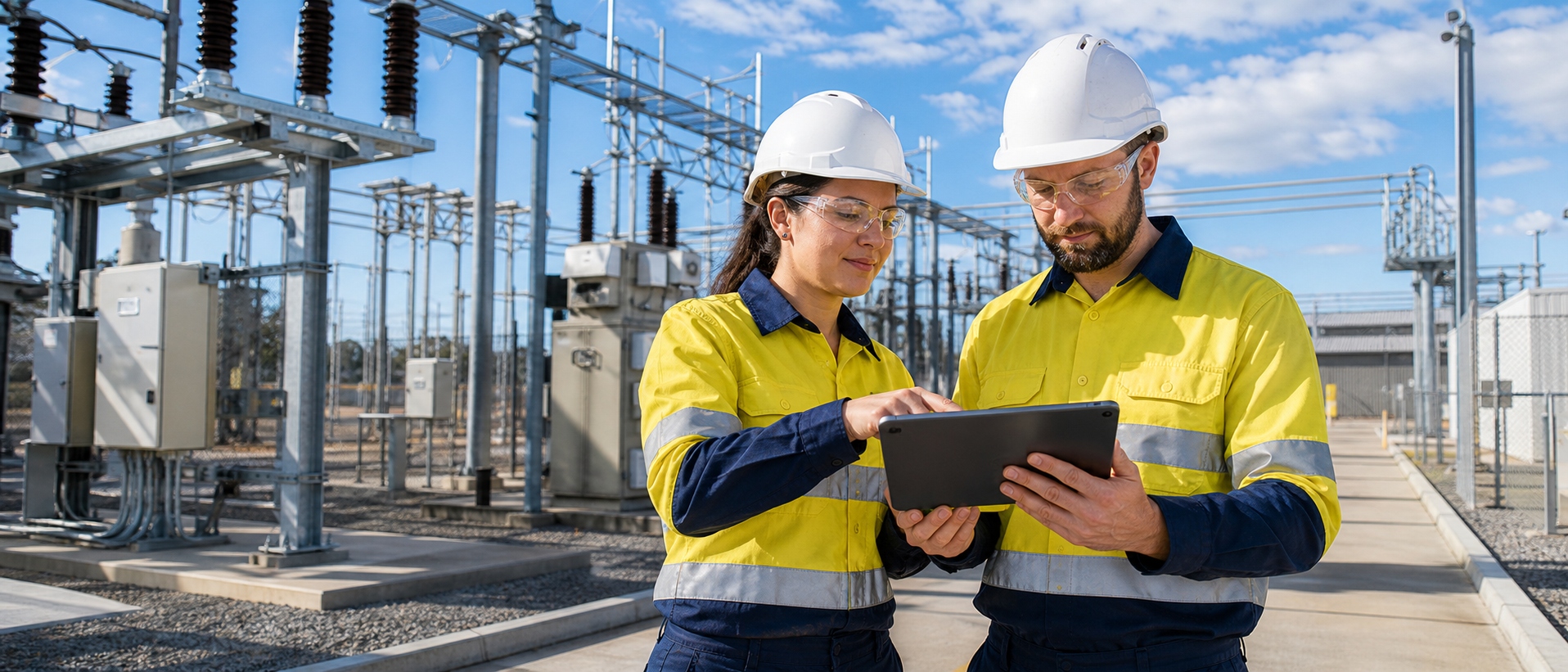 Vasco Services infrastructure team on site at an operational facility